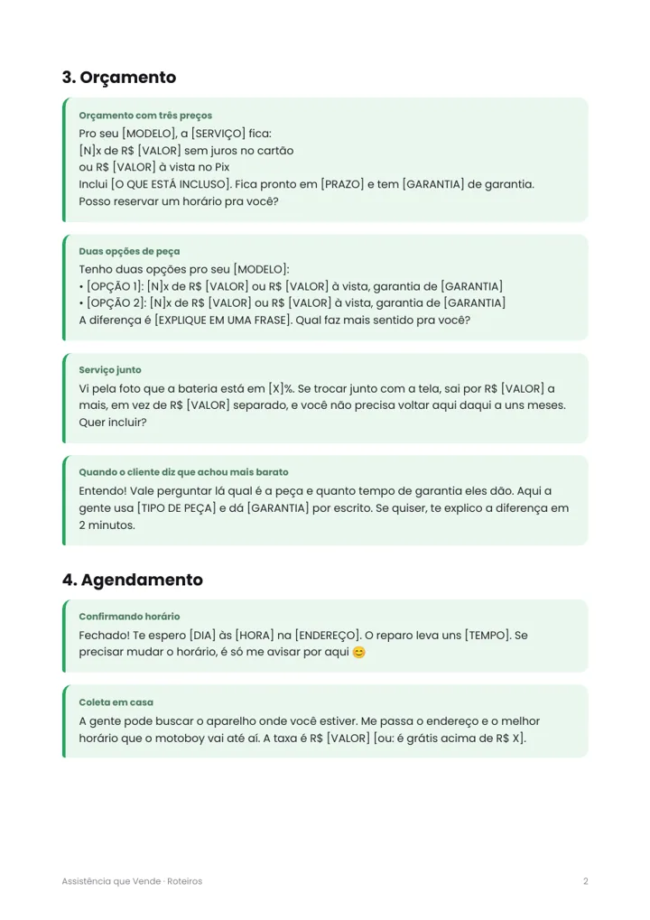 Roteiros de WhatsApp